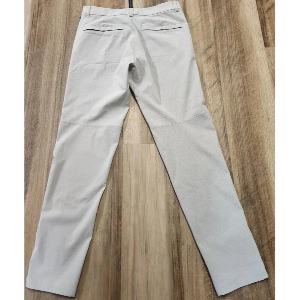 Lululemon Men's Grey-Biege Athleisure Pants Size 31